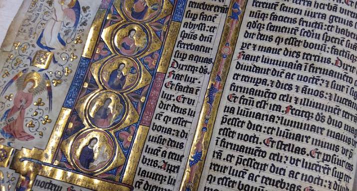 bible latin parchemin enluminures 1429