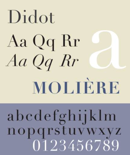 Didot typographie